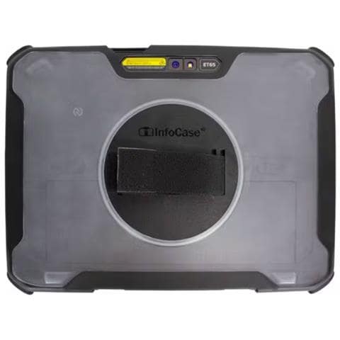 Custodia Robusta InfoCase Per Tablet Zebra ET60, ET65, ET6X - Trasparente - Corpo in Policarbonato, Poliuretano Termoplastico (TPU) - Foto 1