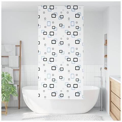 Tenda a Rullo Doccia 100x240 cm Larghezza Tessuto 96 cm - Foto 2