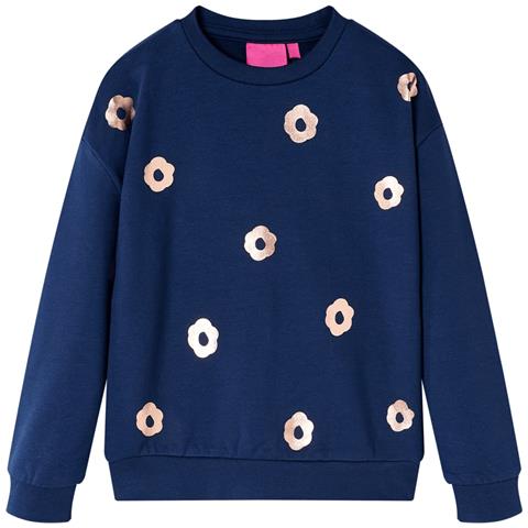 Felpa da Bambina Blu Marino 128 - Foto 1