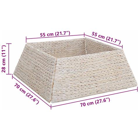 Collare per Albero di Natale Bianco 70 x 70 x 28 cm - Foto 7