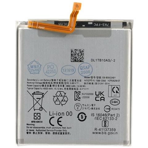 Oem Batteria Testata Pari Originale Eb-bs921aby Per Samsung Galaxy S24 Sm-s921 - Foto 1