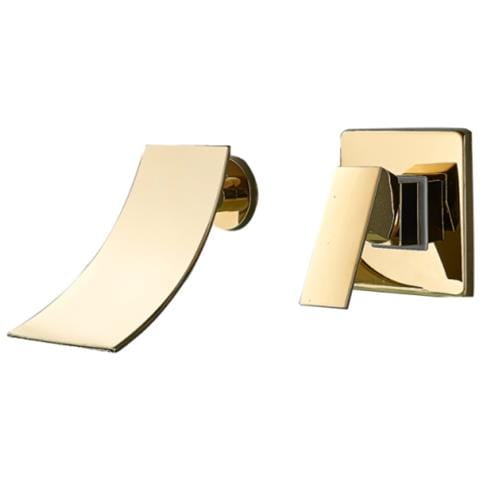 Rubinetto per lavabo da bagno, Blackswan, tipo M86, modello oro lucido, misura 17,5 cm - Foto 1