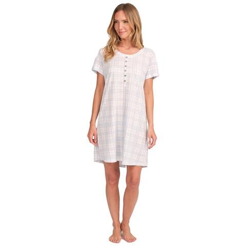 Jjbfh0710 Camicia Da Notte A Maniche Corte Da Donna - Foto 1