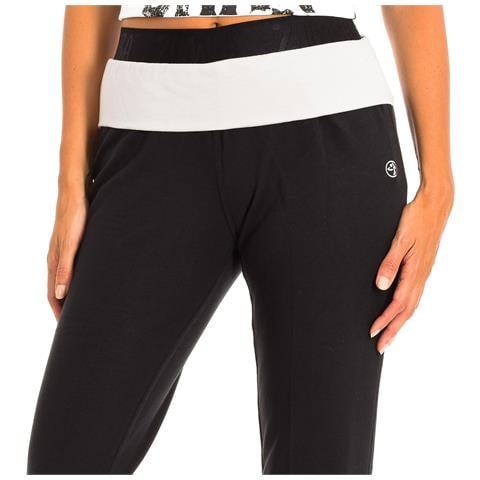 Pantaloni Capri Sportivi Con Elastico In Vita Z1b00253 Da Donna - Foto 2