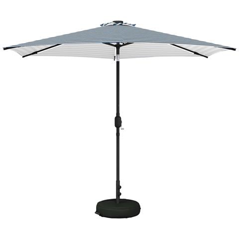 Parasol da Giardino con Luci LED 300 x 300 cm Poliestere - Foto 1