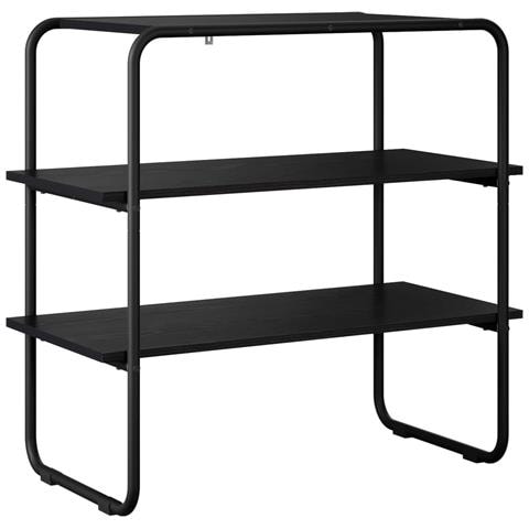 Tavolo consolle Rovere Nero 80 x 41 x 75 cm - Foto 1