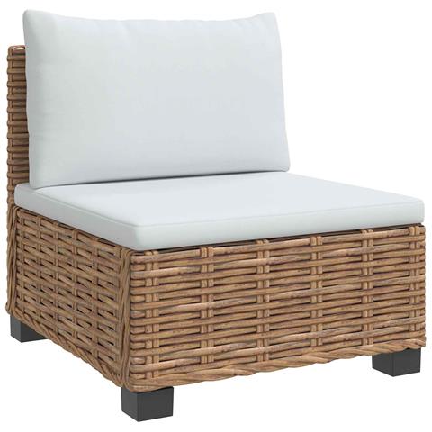 7 pz Set Lounge in Rattan con Cuscini GENDT Rattan naturale - Foto 2