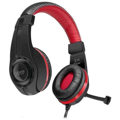 SL-860000-BK Cuffie con microfono legatos stereo gaming headset - 3.5mm - pc - Foto 1