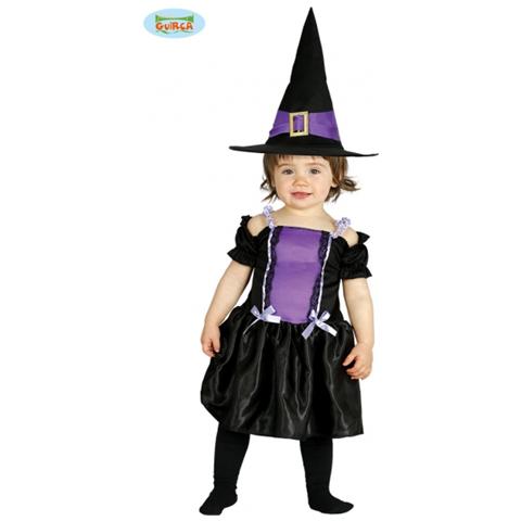 Costume Da Strega - Streghetta Per Neonate Alte 90/94 Cm - Foto 1