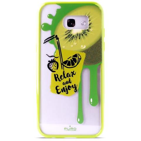 Cover PC+TPU per Samsung Galaxy A3 2017 4.7" "Summer Juice" Kiwi Verde Lime - Foto 1
