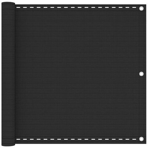 Paravento Da Balcone Hdpe 90x600 Cm Antracite - Foto 1