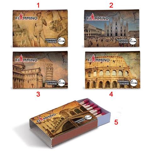 38 Fiammiferi Svedesi Italia 4 Cm 1 Scatola Da Collezione Modello 1 - Foto 1