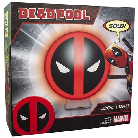 Paladone Prodotti Lampada Marvel Deadpool Logo, Multicolore - Foto 2