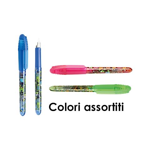 Penna Stilografica Zippi Inchiostro Blu Fusto Fantasie Assortite - Foto 1