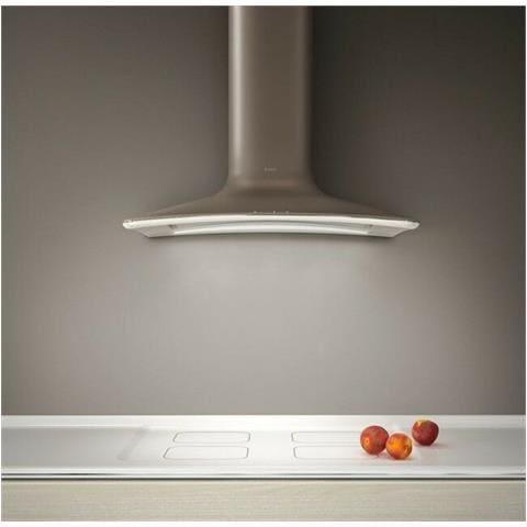 Cappa UMBER GREY / A / 80 + CAM a Parete da 85 cm Aspirante Colore Tortora - Foto 2