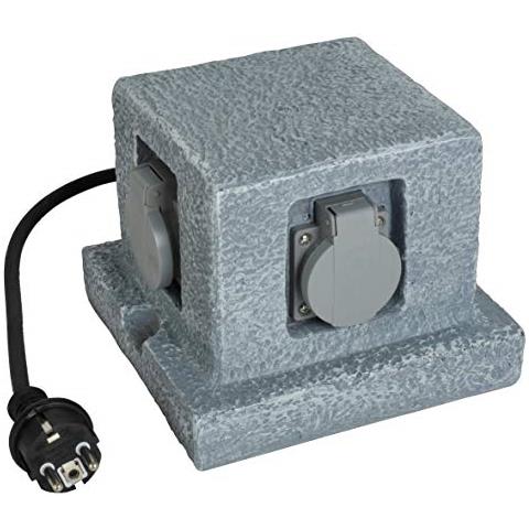 44242 Presa Elettrica. Effetto Granito, 4stdo H07rn-f3g 1,5 Mm², Grigio, Set Di 4 Pezzi - Foto 1