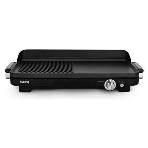 ADEVA Piastra Grill Elettrica GRX330 con Potenza 1800 W Colore Nero ADEVA Piastra Grill Elettrica GRX330 con Potenza 1800 W Colore Nero