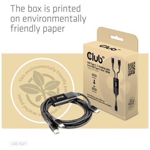 CAC-1527 cavo USB 1,83 m USB C 2 x USB C Nero - Foto 2