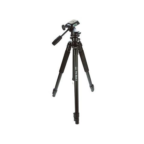 Treppiede con Testa a 2 Movimenti Altezza Max 162 cm Nero 372748 - Foto 1