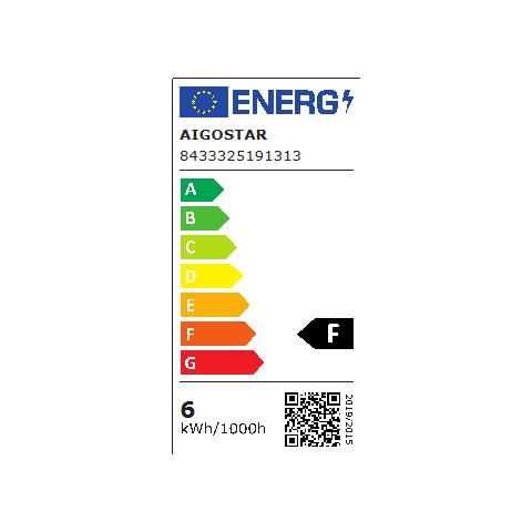Lampadina Led A5 C37 6w Attacco E14 Color Box 480 Lumen 3000k Luce Calda Angolo 280 D37h100mm Equivale 50w Incandescenza - Foto 3