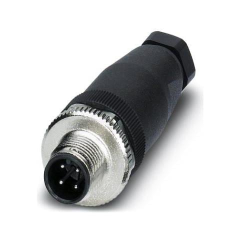 Phoenix 1662528 Cavo Di Collegamento M12 Nero, Acciaio Inossidabile - Foto 1