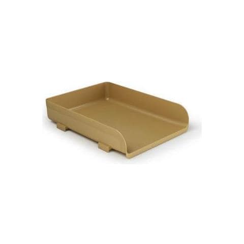 85510CA Vassoio da Scrivania in Plastica Colore Caramello - Foto 1