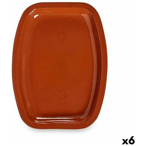 Pirofila Da Forno Argilla Cotta 6 Unità 26 X 3,5 X 35 Cm - Foto 1