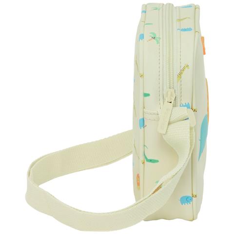 Borsa A Tracolla Giungla Beige 16 X 18 X 4 Cm - Foto 3