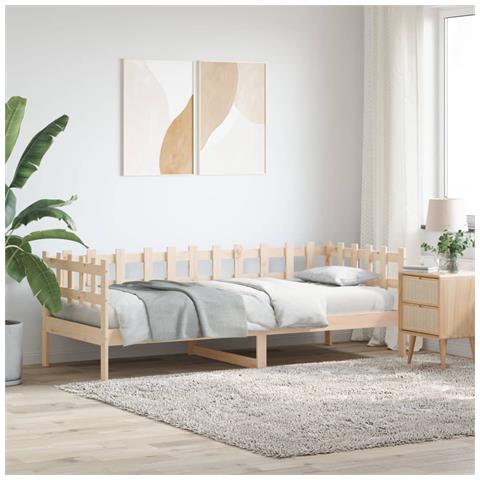 Dormeuse 80x200 Cm In Legno Massello Di Pino - Foto 1