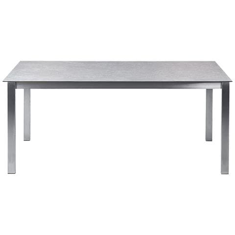 Set Da Giardino Vetro Grigio E 4 Sedie Tessuto Grigio 180 Cm Cosoleto /grosseto - Foto 2