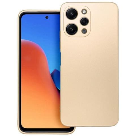 Custodia Tpu Silicone Cover Case Per Xiaomi Redmi 12 4g Gold - Foto 1