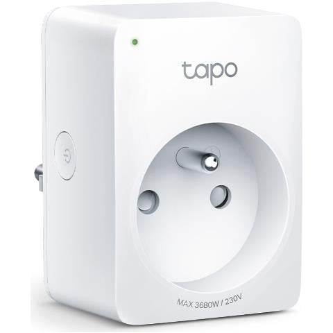 Tapo Mini Smart Wi-Fi Socket Energy Monitor presa intelligente 3680 W Casa Bianco - Foto 1