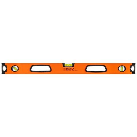 Livella In Alluminio Con Manico, 3 Fiale, Magnete, Superficie Inferiore Fresata, 80 Cm - Foto 1