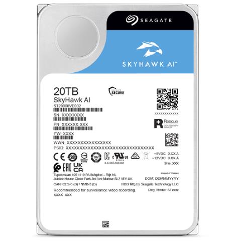 Hard Disk SkyHawk AI 3.5" Interfaccia SATA III 12TB 7200 RPM - Foto 2