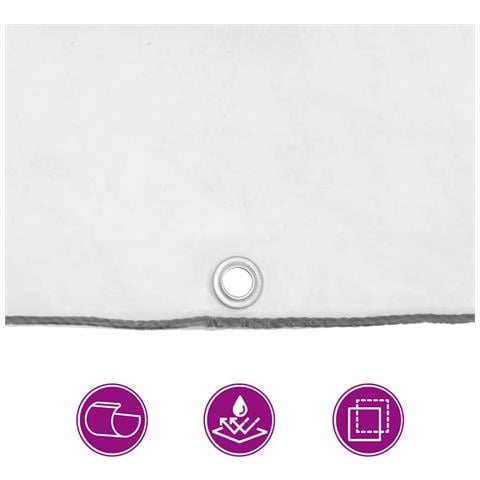 Telone Trasparente con Occhielli 12x12 m in Polietilene - Foto 2