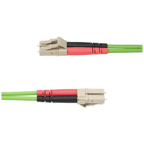 StarTech.com Cavo in Fibra Ottica Multimodale da LC a LC (UPC) OM5 da 25m, Cavo Patch Duplex LOMMF 50/125µm, VCSEL, 40G / 100G, Insensibile alla piegatura, Bassa perdita di inserzione, Bretella ottica in fibra LSZH - Foto 2