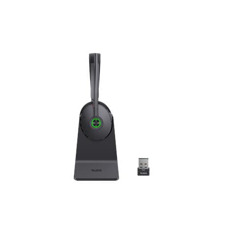 BH74 + Stand UC USB-C /A Auricolare Wireless A Padiglione Ufficio USB Type-C / USB Type-A Bluetooth Base di ricarica Nero - Foto 2