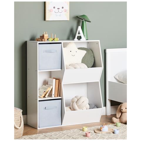 Mobile Con 3 Ripiani Darlot 93 Cm Bianco - Foto 1