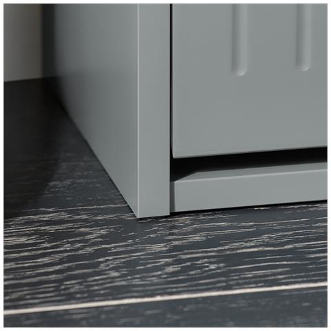 Panca Scarpiera Grigio 80x26x45cm Fsr98-l-hg - Foto 2