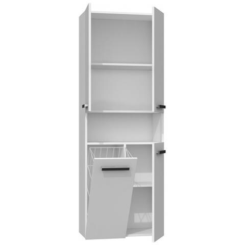 NEL 1K DK BIEL armadietto di conservazione per bagno Bianco - Foto 3