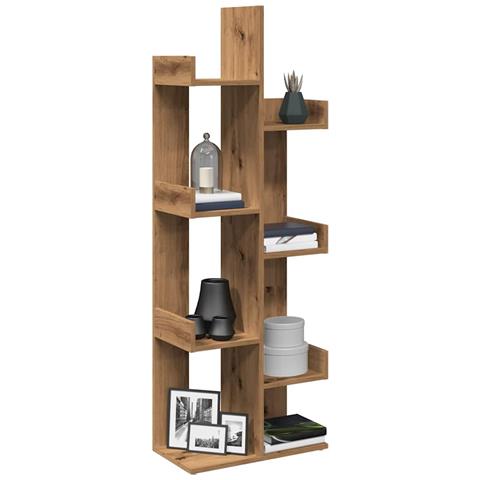 Libreria Rovere Artigianale 48x25,5x140 cm Legno Multistrato - Foto 2
