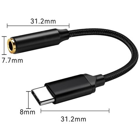 Adattatore Audio 3.5mm A Type-c Black - Foto 2