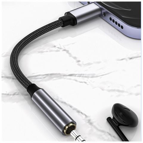 Adattatore Audio 3.5mm A Type-c Black - Foto 5