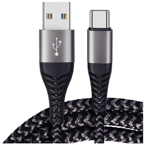 Cavo Di Ricarica Rapida Usb-c 60w (confezione Da 2), Cavo Usb A Tipo-c In Nylon Intrecciato 2 Metri - Foto 1