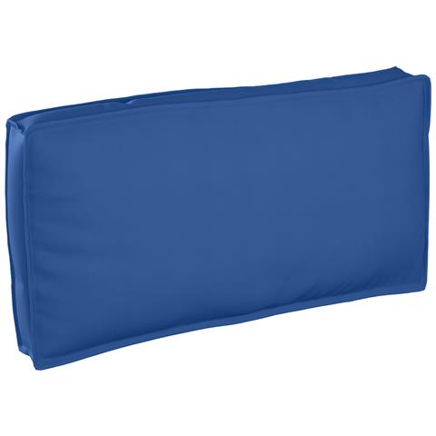 Cuscino per seduta / schienale pallet Blu reale 120 x 60 x 12 cm - Foto 1