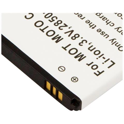 Batteria Per Motorola Moto C Plus Li-ion 3.8v 2850mah 10,8 Wh - Foto 4