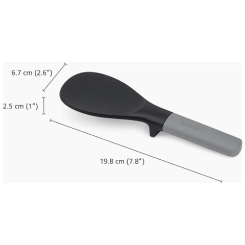 Cucchiaio Per Riso Nero Elevate Fusion Design Funzionale Ed Elegante Ideale Per Servire Il Riso Senza Sprechi Colore Nero Per Una Cucina Moderna E Ordinata - Foto 1