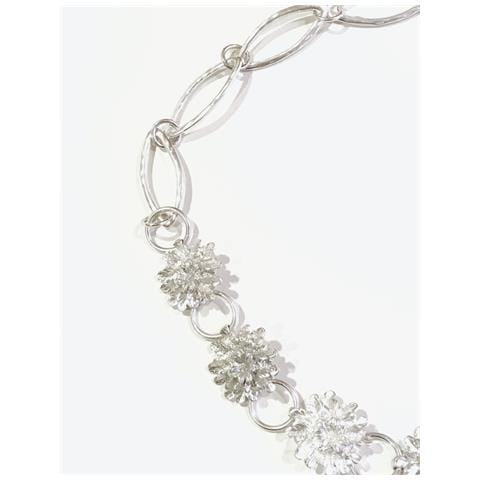 Cintura A Catena Placcata In Argento Sterling Con Rosetta - Foto 2