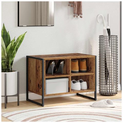 Mobile per scarpe Legno vecchio 60 x 35 x 44 cm - Foto 2