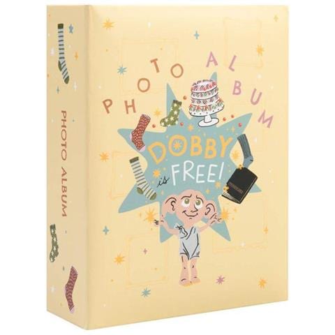 Album Fotografico Per 100 Foto 10x15 Cm Collezione Dobby Free Custodia Rigida, Giallo - Foto 1